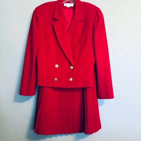 RARE VINTAGE DESIGNER CHRISTIAN DIOR THE SUIT – Made in USA – 1980s - Picture 2 of 16